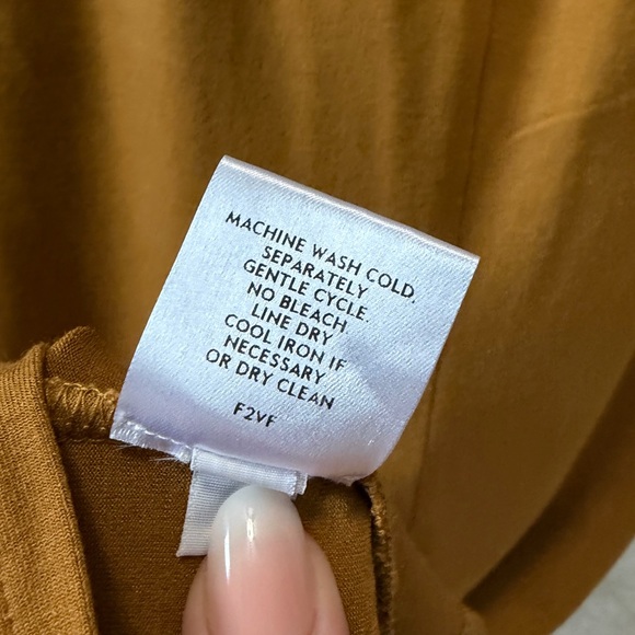 Eileen Fisher Jersey Maxi Skirt in Goldenrod Spring Summer Minimalist Medium - Picture 11 of 11